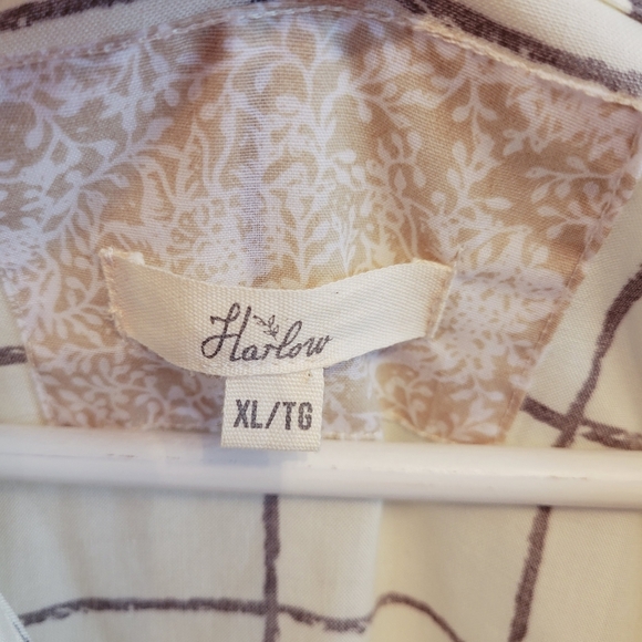 HARLOW Plaid Button Dowb Dress Shirt - Picture 8 of 8